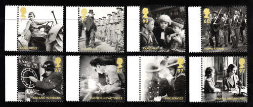 GB: SG 3074-3081:ISSUED 13.5.2010: BRITAIN ALONE MARGINAL SET OF 8 @ FACE VALUE. U/MINT(**)