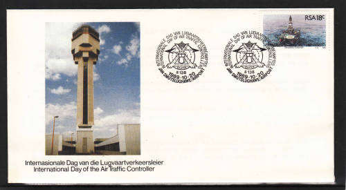 RSA: COMMEM. COVER DATED 20.10.1989: INTERNATIONAL DAY OF THE AIR TRAFFIC CONTROLLER