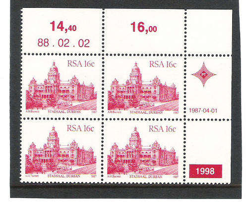 4TH DEFIN (BUILDINGS): 16 CENTS CONTROL DATED 2.2.1988