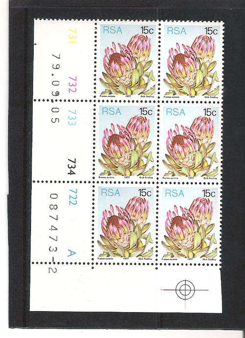 3RD DEFIN (PROTEAS): 15 CENTS CONTROL PANE A - "2"  PRINTING DD 5.9.1979 (ATLAS P101)