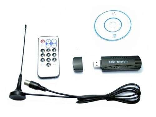 DVB-T DAB RTL2832U R820T 25MHz - 1700MHz (SDR E4000 Upgrade Version) for Win 8 7