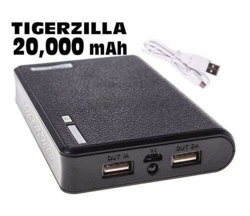 20000mAh USB Power Bank External Battery Charger Wallet Style