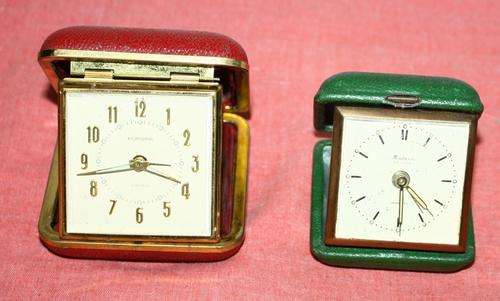 2 Travel Alarm Clocks