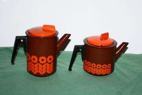Retro Tea and Coffee Pot