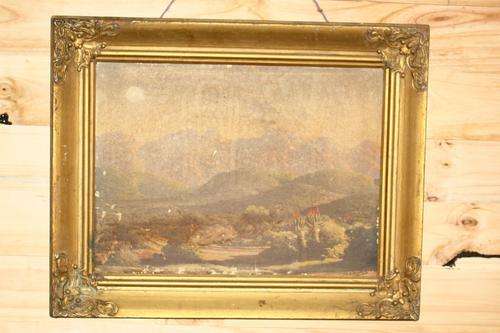 Old Fashioned Gold Coloured Frame