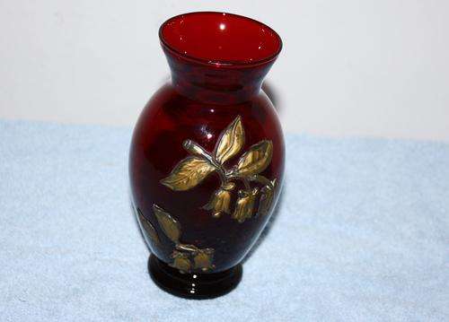 Small Red Vase
