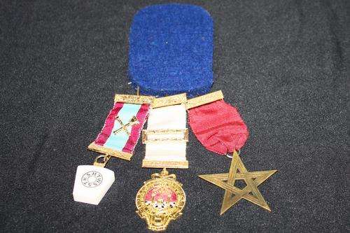 3 Masonic Medals No 1