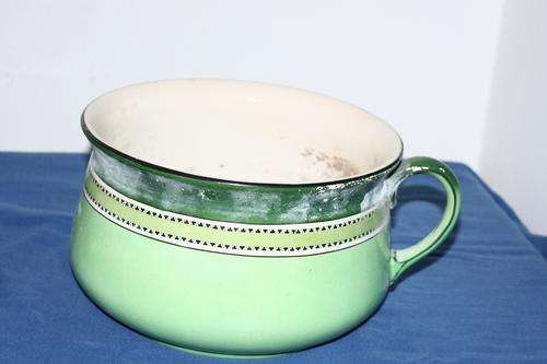 Green and White Potty