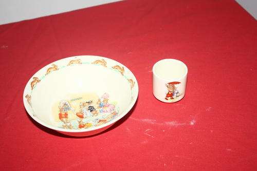 Bunnykins Bowl and Egg Cup
