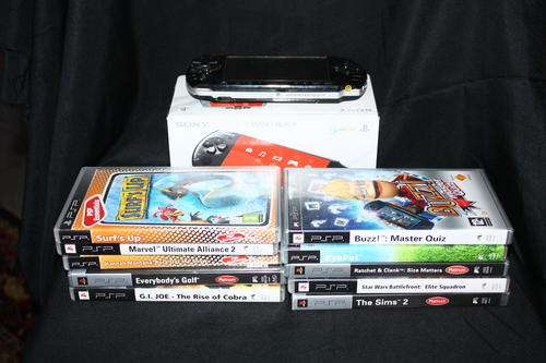 PSP with 10 Games