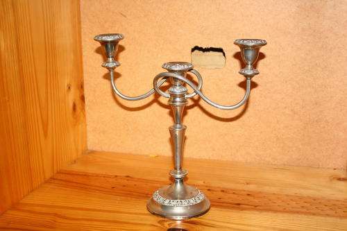 Silver Plated Candelabra