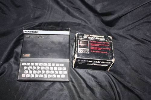 Sinclair ZX 81 Computer plus 16 K Ram Module