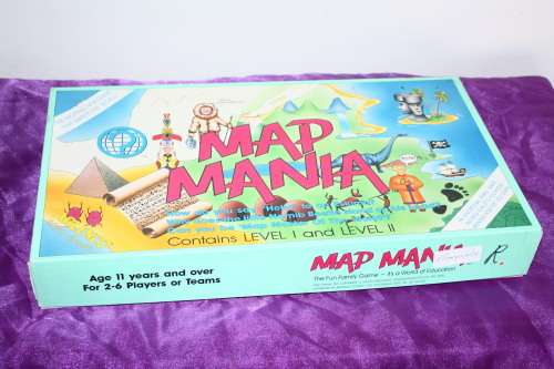 Map Mania Board Game