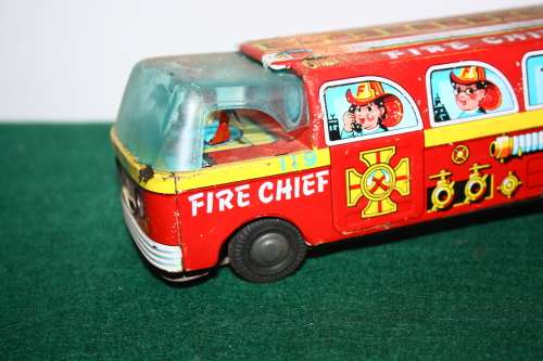 Tin Plate Fire Engine for Restoration