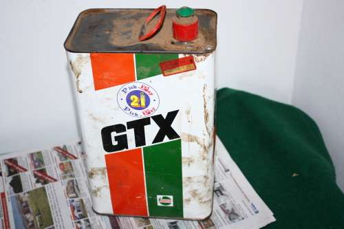Castrol GTX Oil Tin No 2