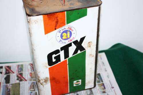 Castrol GTX Oil Tin No 2