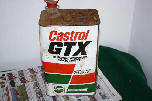 Castrol GTX Oil Tin No 3