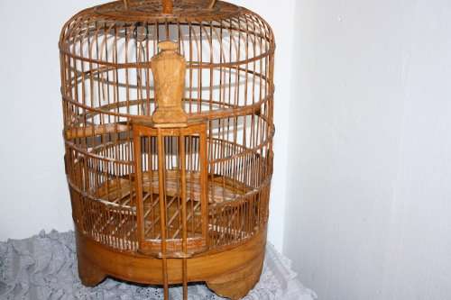 Bamboo Bird Cage