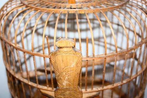 Bamboo Bird Cage