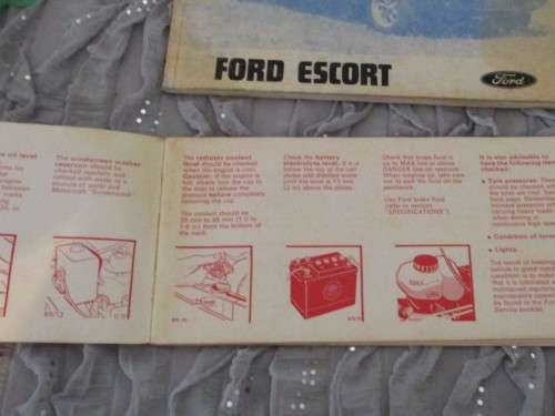 2 Ford Escort Manuals