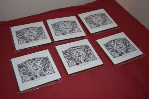 Set of 6 Jameson Coasters