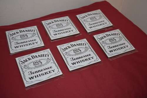 Set of 6 Jack Daniels Coasters