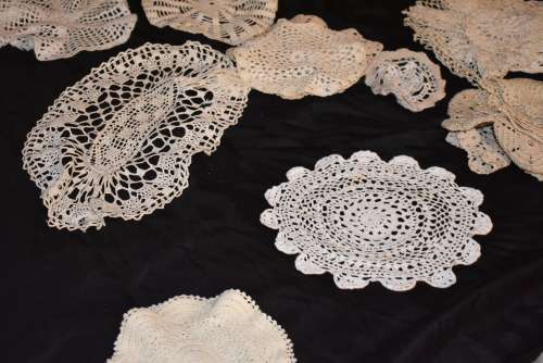 40 Assorted Crocheted Cloths