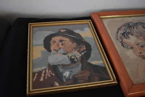2 Framed Tapestries