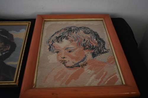 2 Framed Tapestries