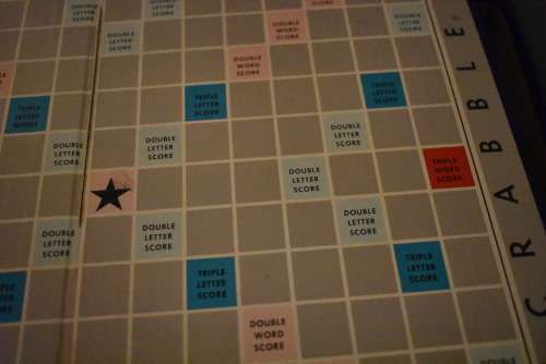 Scrabble Wooden Pieces