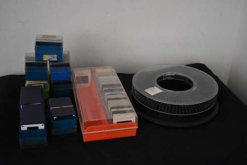 Assortment of Slides and Slide Carousel