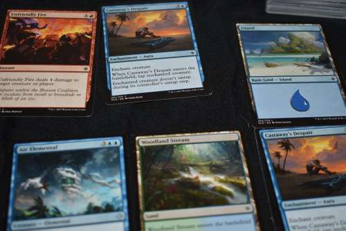 170 Magic of the Gathering Trading Cards