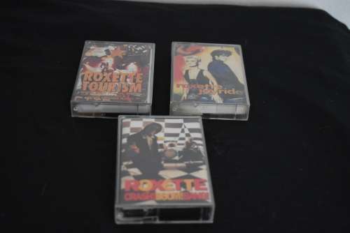 Roxette x 3 Cassettes Joyride Tourism & Crash Boom Bang