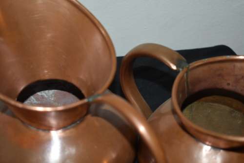 2 Copper Jugs