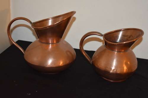 2 Copper Jugs