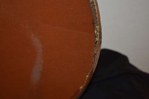 Faux Leather Hat Box