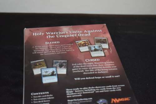 Magic of the Gathering Blessed vs Cursed Cards