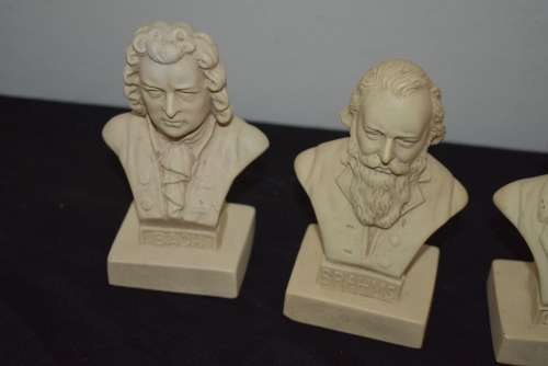 4 Hard Plastic Music Figures