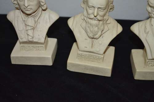 4 Hard Plastic Music Figures
