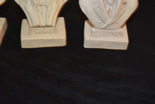 4 Hard Plastic Music Figures