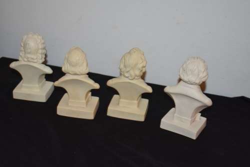 4 Hard Plastic Music Figures