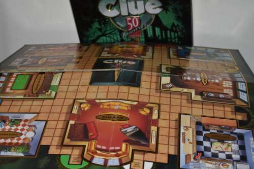 50 Anniversary Cluedo in Metal Box