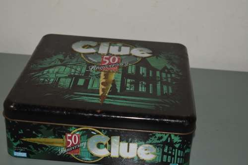 50 Anniversary Cluedo in Metal Box