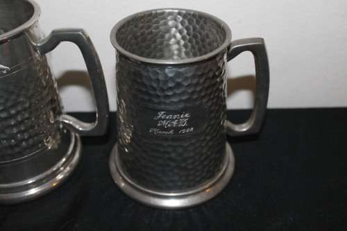 3 Pewter Mugs