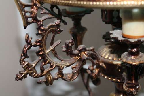Large Gilt Lamp