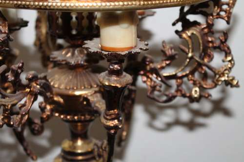 Large Gilt Lamp