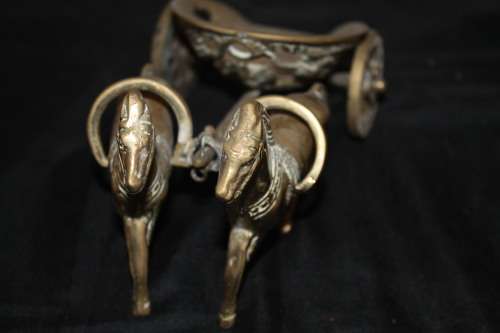 Brass Horse and Carriage