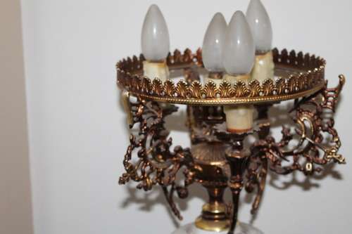 Large Gilt Lamp