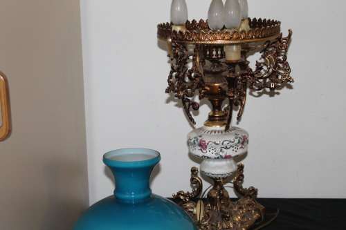 Large Gilt Lamp