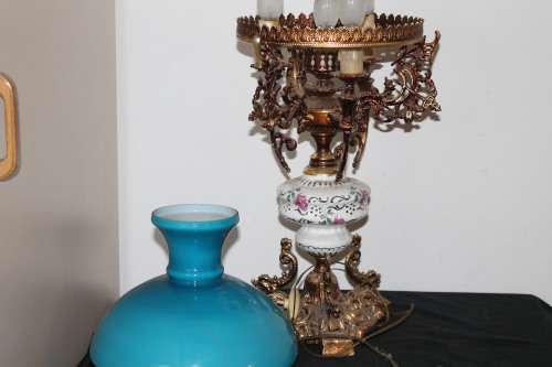 Large Gilt Lamp